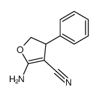 5-amino-3-phenyl-2,3-dihydrofuran-4-carbonitrile Structure