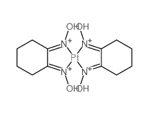 Platinum,bis[[1,2-cyclohexanedione di(oximato-kN)](1-)]-, (SP-4-1)- (9CI)结构式