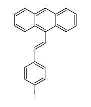 trans-1-(p-Jod-phenyl)-2-(9-anthryl)-ethylene Structure