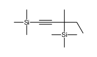 3-Methyl-1,3-bis(trimethylsilyl)-1-pentyne结构式