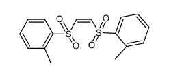 cis-1,2-bis-(toluene-2-sulfonyl)-ethene Structure