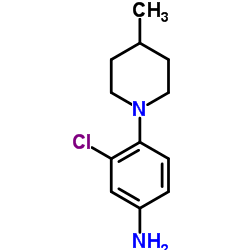 3-氯-4-(4-甲基哌啶-1-基)苯胺图片