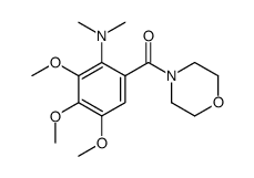 [2-(dimethylamino)-3,4,5-trimethoxyphenyl]-morpholin-4-ylmethanone Structure