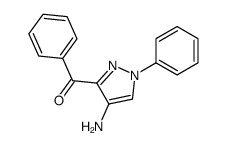 (4-amino-1-phenylpyrazol-3-yl)-phenylmethanone Structure