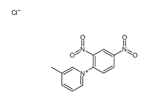 1-(2,4-dinitrophenyl)-3-methylpyridin-1-ium,chloride结构式