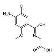 N-Des(2-diethylamino) Metoclopramide Acetic Acid结构式