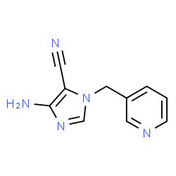 1H-Imidazole-5-carbonitrile,4-amino-1-(3-pyridinylmethyl)-(9CI)结构式