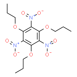 1,3,5-Trinitro-2,4,6-tripropoxybenzene structure