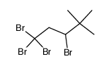 1,1,1,3-tetrabromo-4,4-dimethylpentane结构式