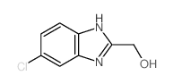 1H-Benzimidazole-2-methanol,6-chloro- Structure