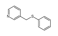 3-(phenylsulfanylmethyl)pyridine Structure