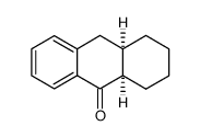 cis-1,2,3,4,4a,9a-hexahydro-9-(10H)-anthracenone Structure