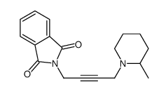 2-[4-(2-methylpiperidin-1-yl)but-2-ynyl]isoindole-1,3-dione Structure