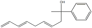 α-Methyl-α-(2,5,7-octatrienyl)benzenemethanol structure