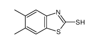 5,6-Dimethylbenzo[d]thiazole-2-thiol structure