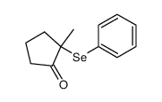 2-methyl-2-(phenylseleno)cyclopentanone Structure