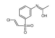 N-[3-(2-chloroethenylsulfonyl)phenyl]acetamide Structure