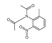 2-(N-DIACETYLAMINO)-3-NITROTOLUENE Structure