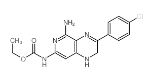 ethyl N-[5-amino-8-(4-chlorophenyl)-4,7,10-triazabicyclo[4.4.0]deca-1,3,5,7-tetraen-3-yl]carbamate picture