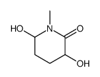 3,6-dihydroxy-1-methylpiperidin-2-one Structure