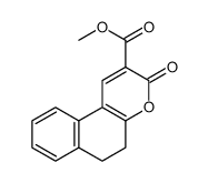 METHYL 3-OXO-5,6-DIHYDRO-3H-BENZO[F]CHROMENE-2-CARBOXYLATE Structure