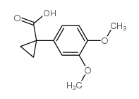 1-(3,4-DIMETHOXY-PHENYL)-CYCLOPROPANECARBOXYLIC ACID structure