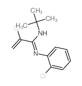 2-Propenimidamide,2-chloro-N-(2-chlorophenyl)-N'-(1,1-dimethylethyl)- picture