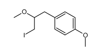 1-(3-iodo-2-methoxy-propyl)-4-methoxy-benzene Structure