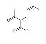 methyl 2-acetylhex-4-enoate结构式