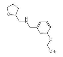 1-(3-ETHOXYPHENYL)-N-(TETRAHYDROFURAN-2-YLMETHYL)METHANAMINE Structure