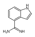 1H-吲哚-4-羧酰胺结构式