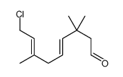 9-chloro-3,3,7-trimethylnona-4,7-dienal结构式