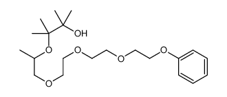 2,3-dimethyl-3-[1-[2-[2-(2-phenoxyethoxy)ethoxy]ethoxy]propan-2-yloxy]butan-2-ol结构式