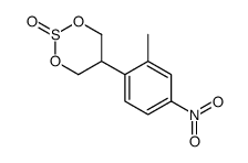 5-(2-methyl-4-nitrophenyl)-1,3,2-dioxathiane 2-oxide结构式