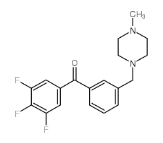 3'-(4-METHYLPIPERAZINOMETHYL)-3,4,5-TRIFLUOROBENZOPHENONE picture