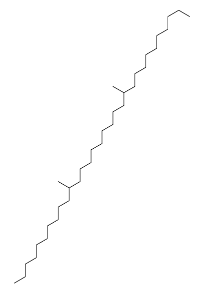 11,21-dimethylhentriacontane结构式