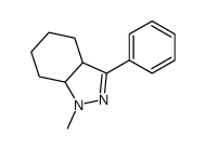 (3aR,7aS)-1-methyl-3-phenyl-3a,4,5,6,7,7a-hexahydroindazole Structure