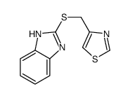 1H-BENZIMIDAZOLE, 2-[(4-THIAZOLYLMETHYL)THIO]- picture