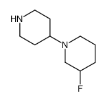 3-FLUORO-1,4'-BIPIPERIDINE structure