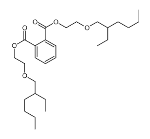 bis[2-(2-ethylhexoxy)ethyl] benzene-1,2-dicarboxylate结构式