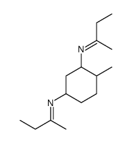 N,N'-bis(1-methylpropylidene)-4-methylcyclohexane-1,3-diamine结构式