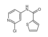 N-(2-chloropyridin-4-yl)thiophene-2-carboxamide Structure