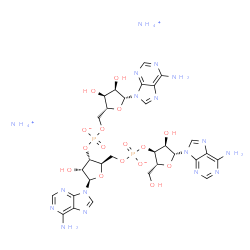 Adenosine, adenylyl-(3'→5')-adenylyl-(3'→5')-, diammonium salt picture