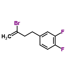 4-(3-Bromo-3-buten-1-yl)-1,2-difluorobenzene结构式