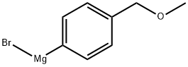 4-(Methoxymethyl)phenylmagnesium bromide, 0.50 M in THF Structure