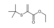 ethyl 2-tert-butylsulfanylprop-2-enoate结构式