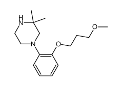 1-[2-(3-methoxypropoxy)phenyl]-5,5-dimethylpiperazine Structure