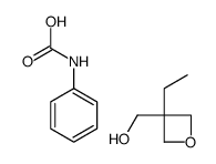 (3-ethyloxetan-3-yl)methanol,phenylcarbamic acid结构式