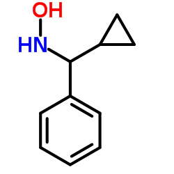 [Cyclopropyl(hydroxyamino)methyl]benzol Structure