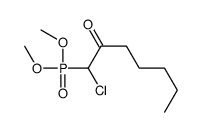 1-chloro-1-dimethoxyphosphorylheptan-2-one结构式